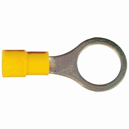 Midwest Fastener Ring Terminal, 10 AWG, Plastic Insulated, 8 PK 69968